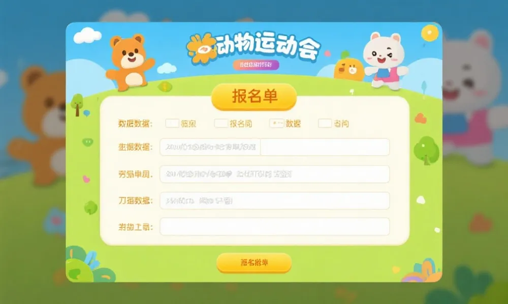 动物运动会注册系统全解析：数据结构、信息流与安全守护的幕后故事